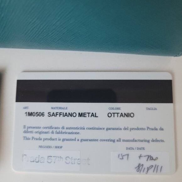 PRADA Saffiano Leather Zip-around Wallet - Picture 11 of 11